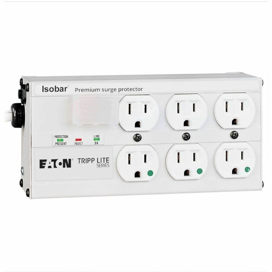 Eaton Isobar6UltraHG 6-Outlet Hospital Grade Surge Protector | Isolated Filter