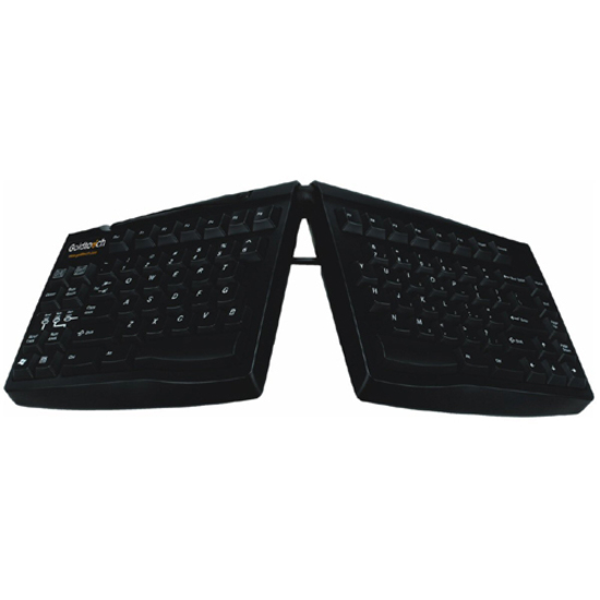 GOLDTOUCH Adjustable Keyboard for PC, US English Legends, Black, USB