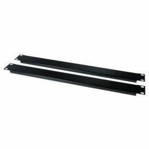 1U Blanking Panel Kit (Qty 2) Black