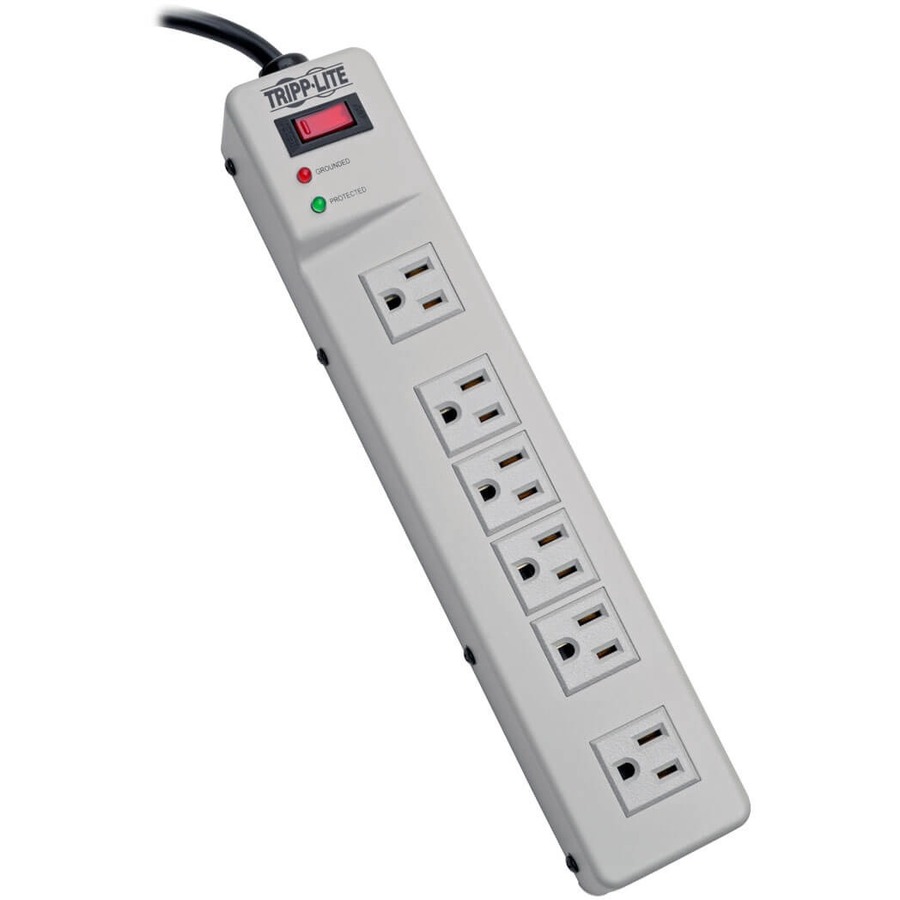 EATON TRIPP LITE SERIES PROTECT IT SURGE PROTECTOR WITH 6 RIGHT-ANGLE OUTLETS, 6