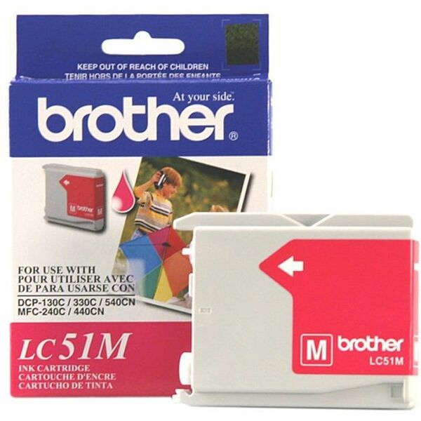 Brother LC51M Magenta Ink Cartridge