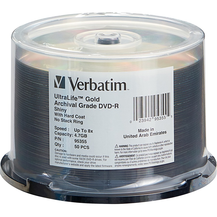 DVD-R 4.7GB 8X ULTRALIFE GOLD MULTI 4
