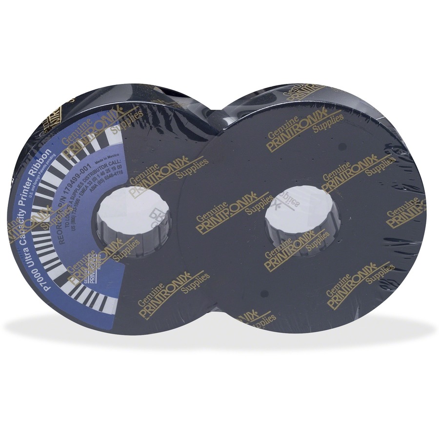 Printronix Llc, P7000 Spool Ultra Capacity Ribbon Cartridge, 6 Pack. Yields 81m