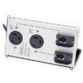 POWER BACKPLATE - BLACK - 2 X POWER NEMA L6-30 - FEMALE