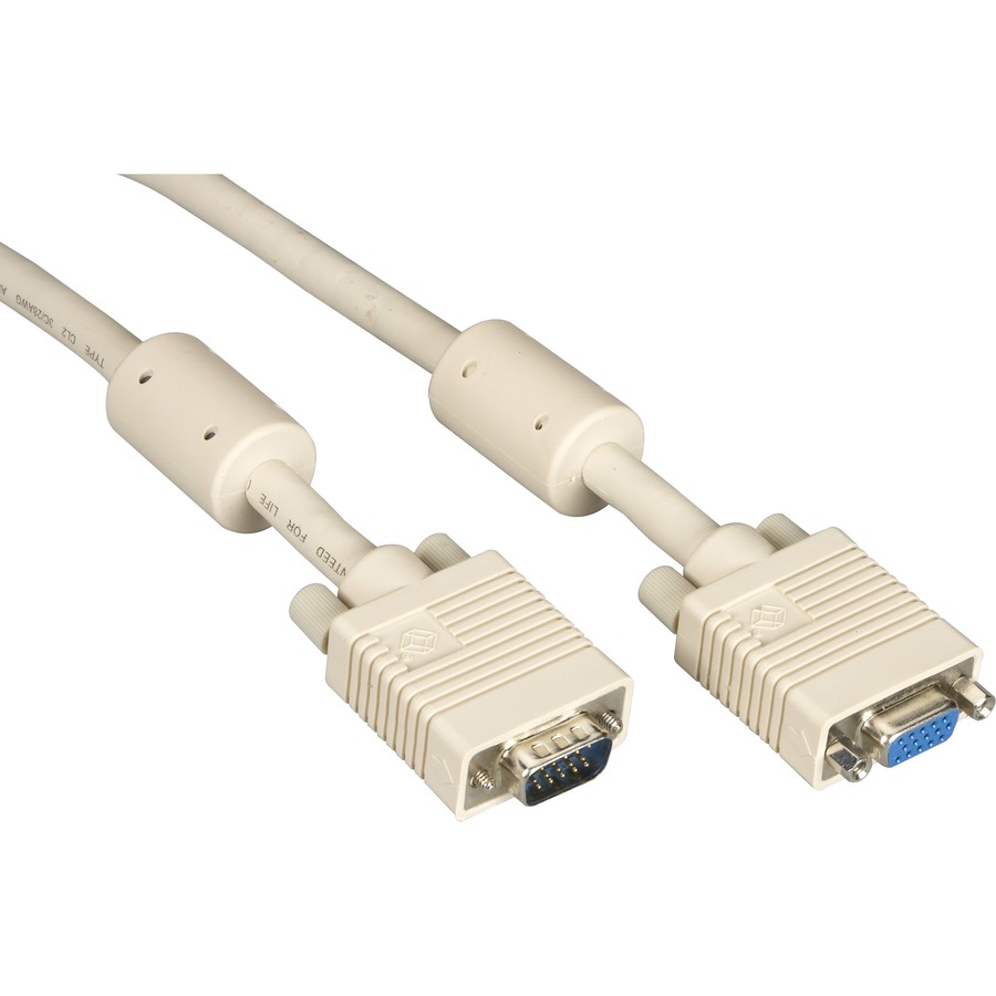 VGA VIDEO CABLE WITH FERRITE CORE - MALE