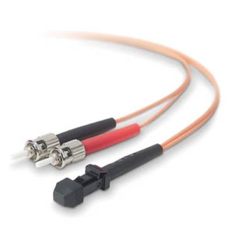 DUPLEX FIBER OPTIC CABLE MTRJ/ST/62.5/125/ 3M