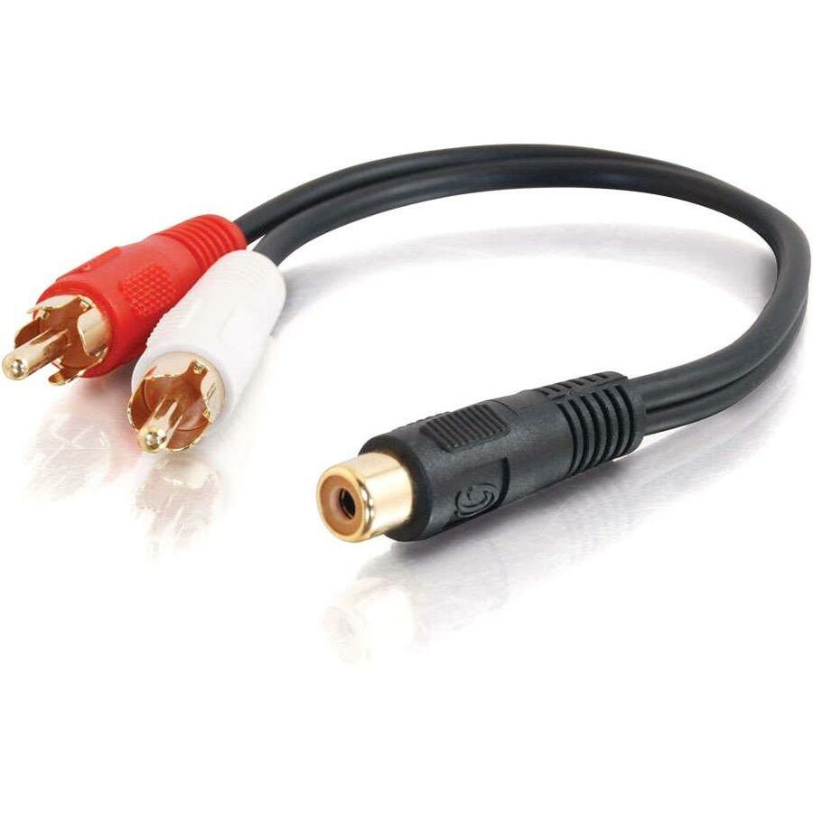 AV CABLE - RCA LEFT CONNECTOR - FEMALE LEFT GENDER - RCA RIGHT CONNECTOR - MALE