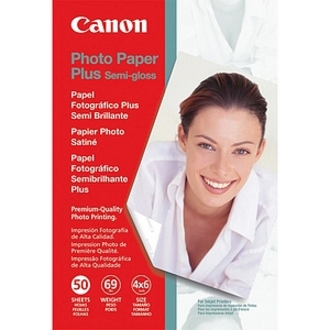 50SHEETS 4INX6IN SEMI GLOSS CANON PHOTO PAPER PLUS