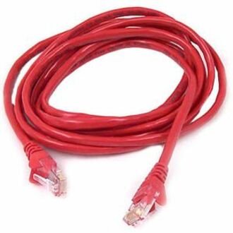 7' Red Patch Snagless CAT6 Cbl
