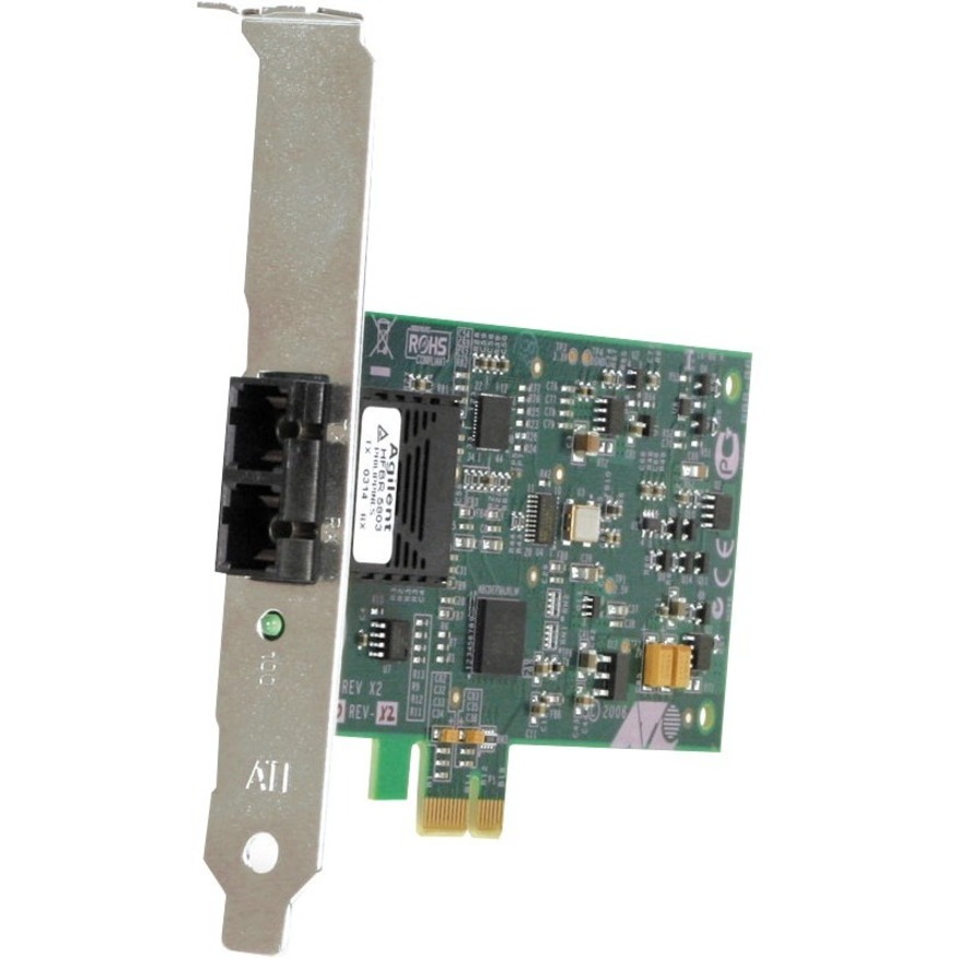 NIC 100FX/ST PCIE TAA ROHS LP  STD BRACKET INCL