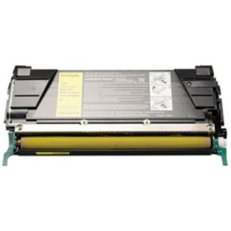 LEXMARK C5346YX YELLOW RETURN PROGRAM TONER CARTRIDGE TAA FOR USE IN C534 ESTIMA