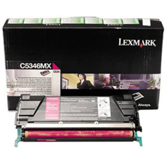 LEXMARK C5346MX MAGENTA RETURN PROGRAM TONER CARTRIDGE TAA FOR USE IN C534 ESTIM
