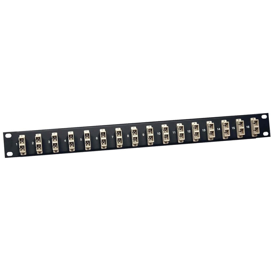 Tripp Lite by Eaton 16-Port Fiber Patch Panel 1U (SC/SC) Multimode or Singlemode