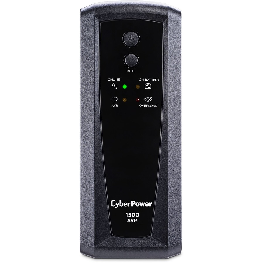 Onduleur ligne interactive CyberPower AVR CP1500AVRT - 1,50 kVA/900 W - Tour - 8 Heure(s) Recharge - 3 Minute(s) Stand-by - 120 V AC Entr&eacute;e - 120 V AC Sortie - 8 x NEMA 5-15R
