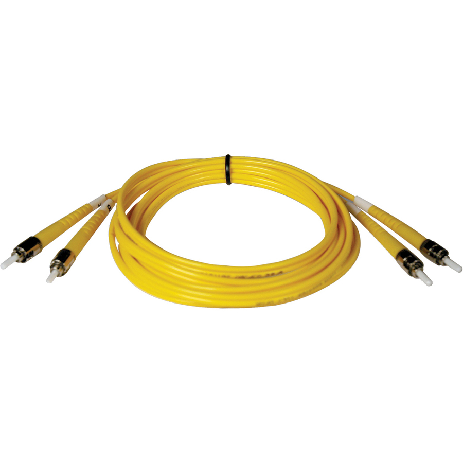 FIBER PATCH CABLE - FIBER OPTIC - MALE LEFT GENDER - MALE RIGHT GENDER - ST RIGH