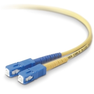 BELKIN PATCH CABLE - FIBER OPTIC - MALE LEFT GENDER - MALE RIGHT GENDER - SC RIG