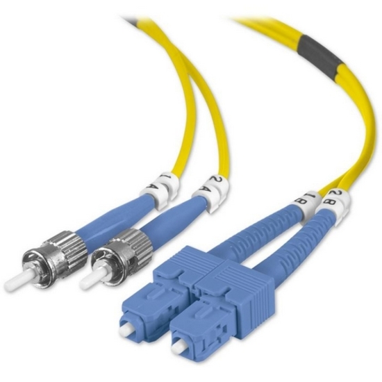 BELKIN FIBER PATCH CABLE - FIBER OPTIC - MALE LEFT GENDER - MALE RIGHT GENDER -
