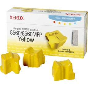 Xerox Yellow 3 Sticks Solid Ink (108R00725) for Phaser 8560/8560MFP