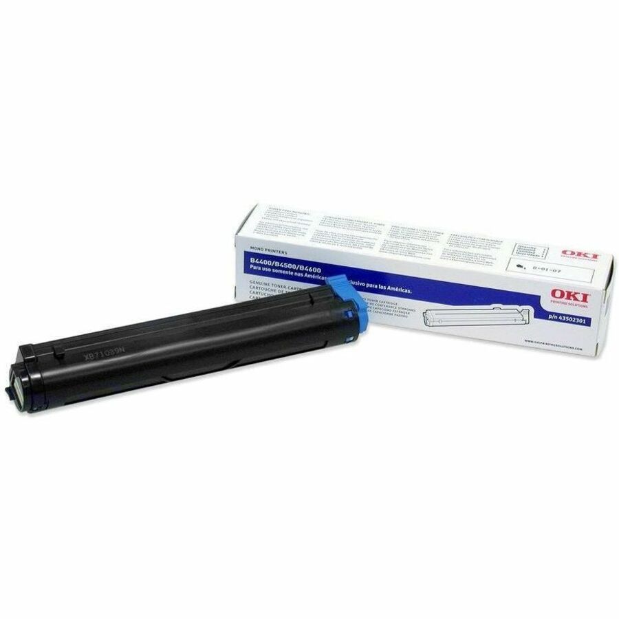 Okidata 43502301 Type 9 Black Toner Cartridge - Black - LED - 3000 Page