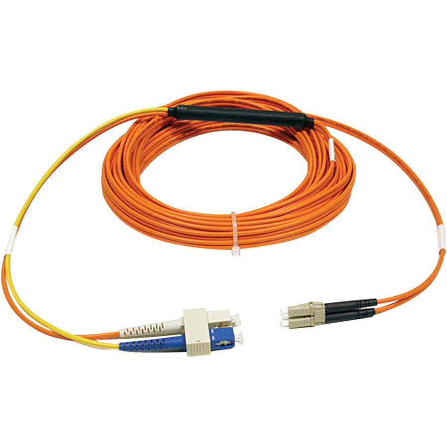 PATCH CABLE - FIBER OPTIC - MALE LEFT GENDER - MALE RIGHT GENDER - SC RIGHT CONN