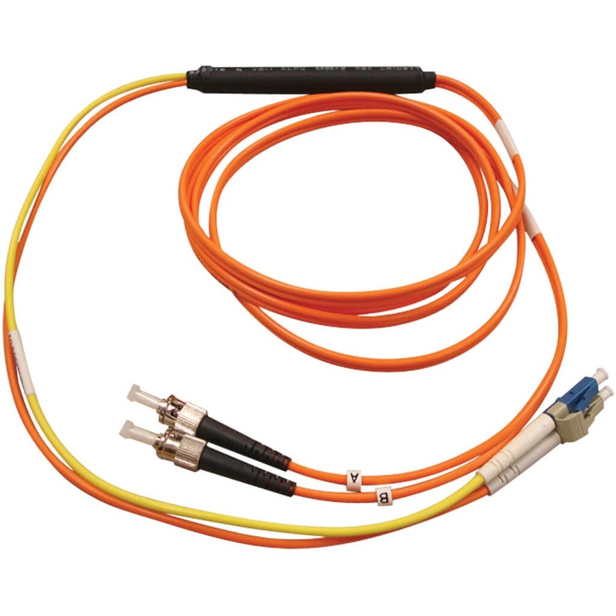 EATON TRIPP LITE SERIES FIBER OPTIC MODE CONDITIONING PATCH CABLE (ST/LC), 3M (1