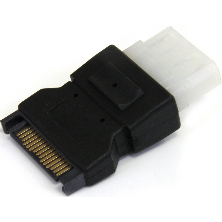 THIS SATA TO LP4 POWER CABLE ADAPTER FEATURES ONE LP4 FEMALE POWER CONNECTOR AND