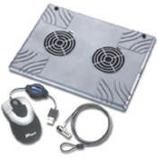 CHILL MAT;NOTEBOOK OPTICAL MOUSE WITH RETRACTABLE USB CABLE;DEFCON COMBO LOCK;R