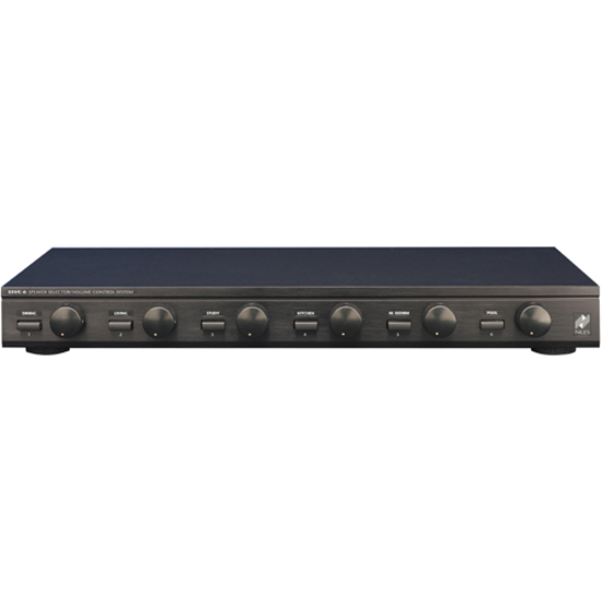 SSVC-6, SPEAKER SELECTOR WITH VOLUME CONTROLS FOR SIX PAIRS OF SPEAKERS