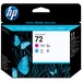 HP 72 Magenta and Cyan Printhead - Inkjet - 1 Each (C9383A)