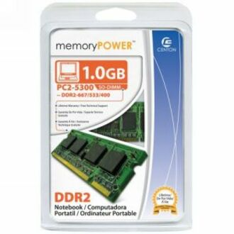 CENTON PC2-5300 (667MHZ) DDR2 SODIMM MEMORY 1GB : 1GB667LT