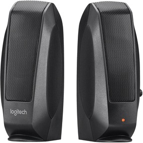 Logitech S120 (980-000012) -- 2.0 Stereo Speaker System (OEM) |2.3 watts RMS |Powered by AC outlet