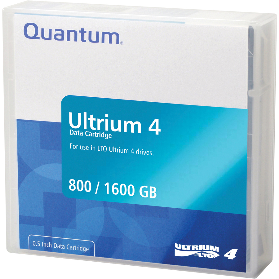 Quantum LTO 4 Ultrium Tape Cartridge - 800GB Native, 1.6TB Compressed (MR-L4MQN-01)
