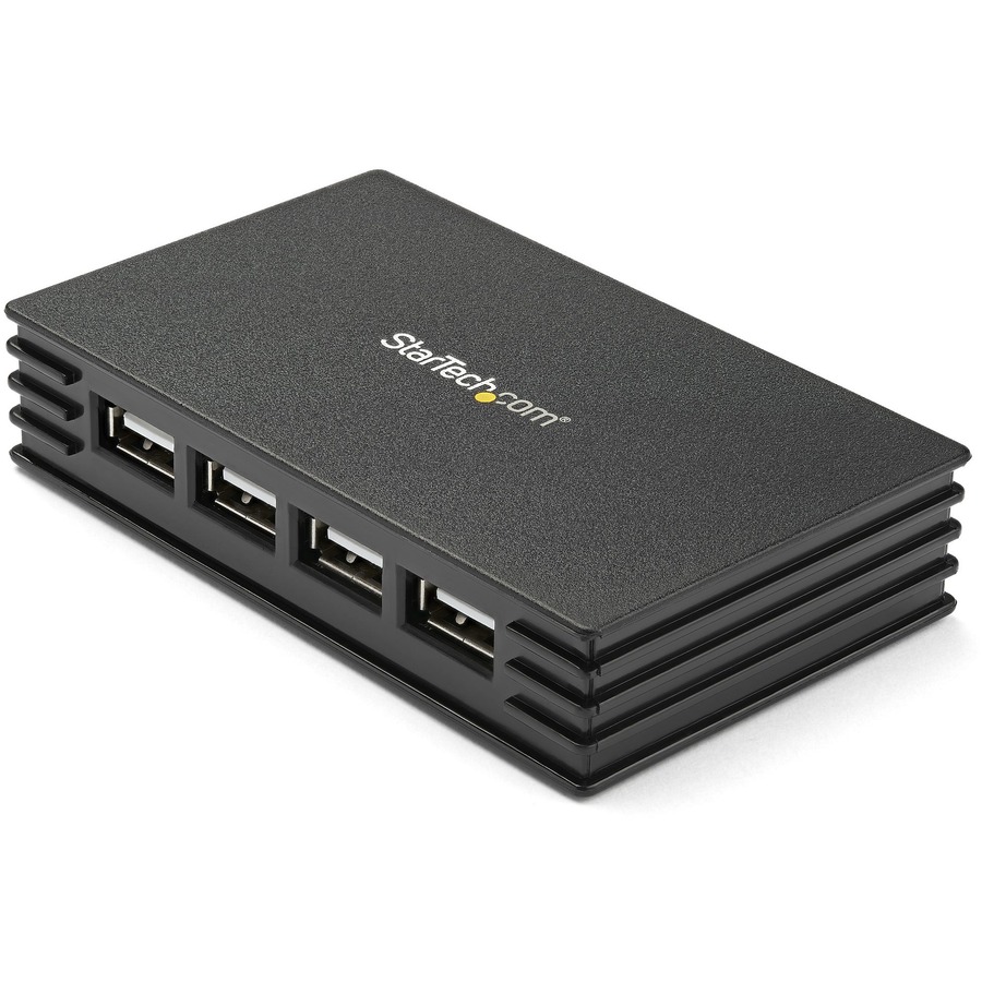 4PORT USB 2.0 HUB BLACK POWERED