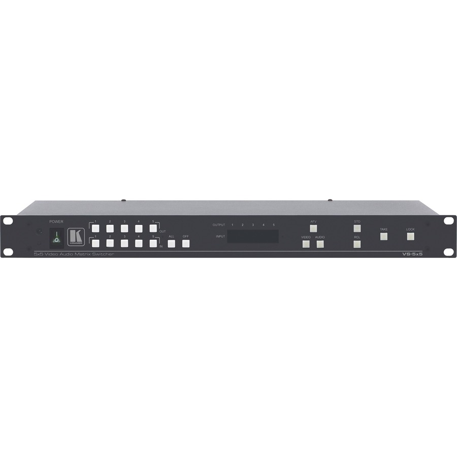 5X5 COMPOSITE AUDIO MATRIX SWITCHER