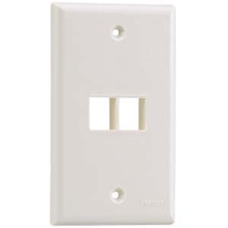 NK 2PT SGL GANG FLUSH MOUNT FACEPLATE