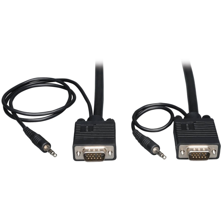 EATON TRIPP LITE SERIES VGA HIGH-RESOLUTION RGB COAXIAL CABLE WITH AUDIO (HD15 A