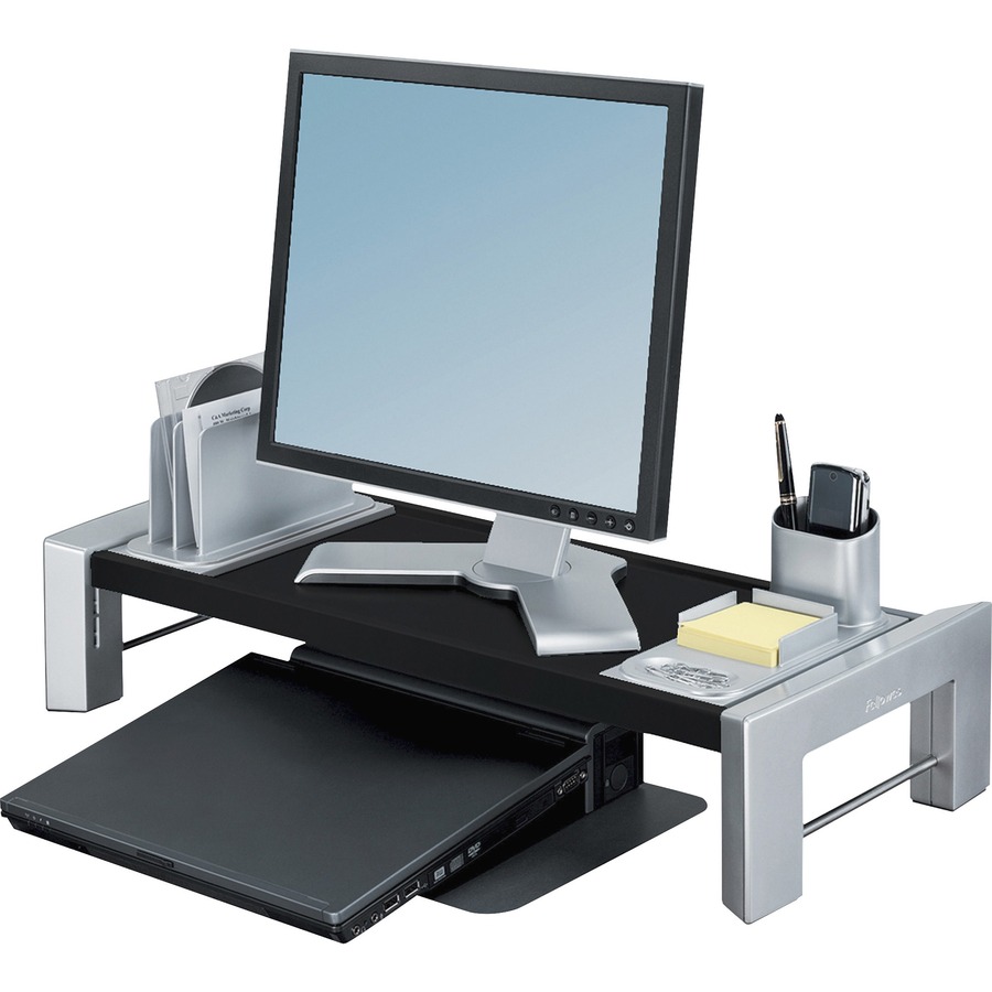 ADJUSTS TO THREE DIFFERENT HEIGHTS (FROM 2.5IN - 4.5IN) FOR VIEWING COMFORT. SLI