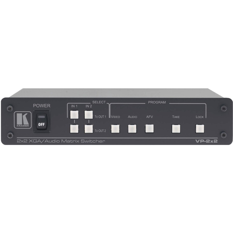 2X2 XGA AUDIO MATRIX SWITCHER