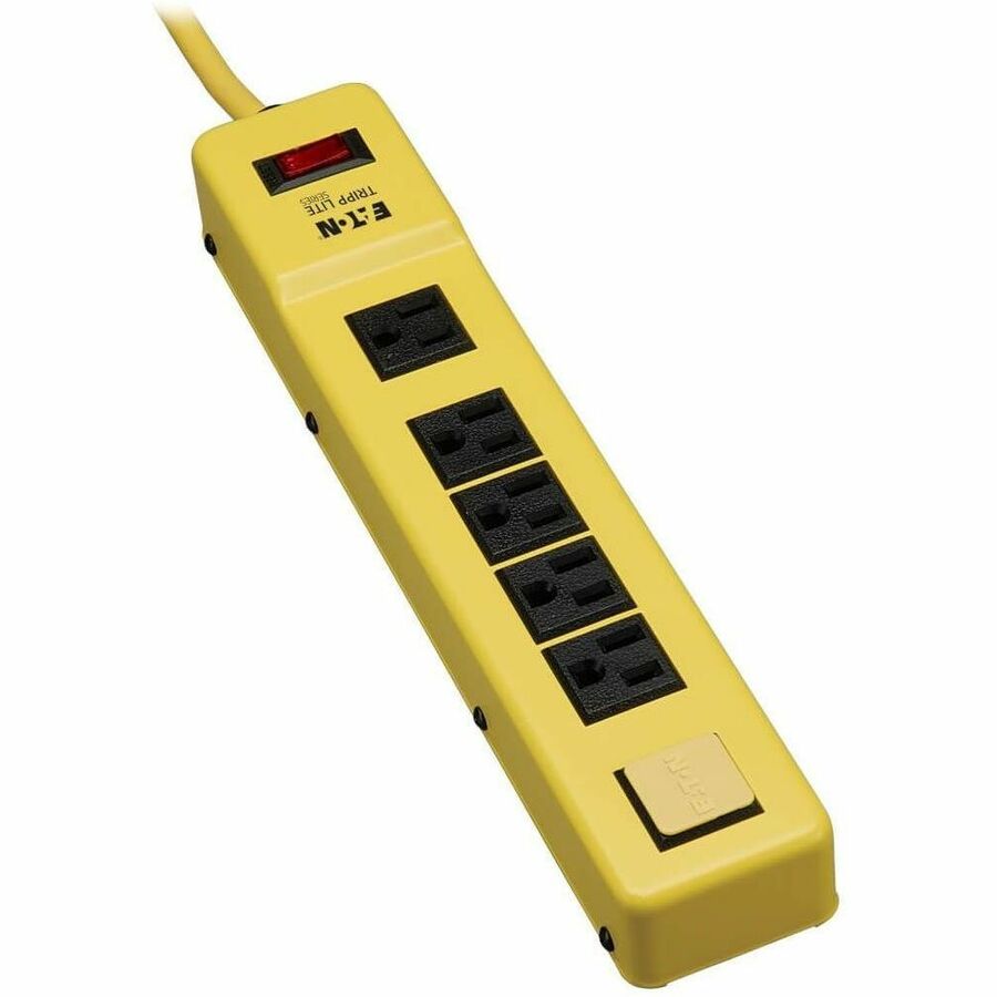 Power It! 6-Outlet Safety Power Strip, 6 Ft. (1.83 M) Cord & Clip, Safety Covers
