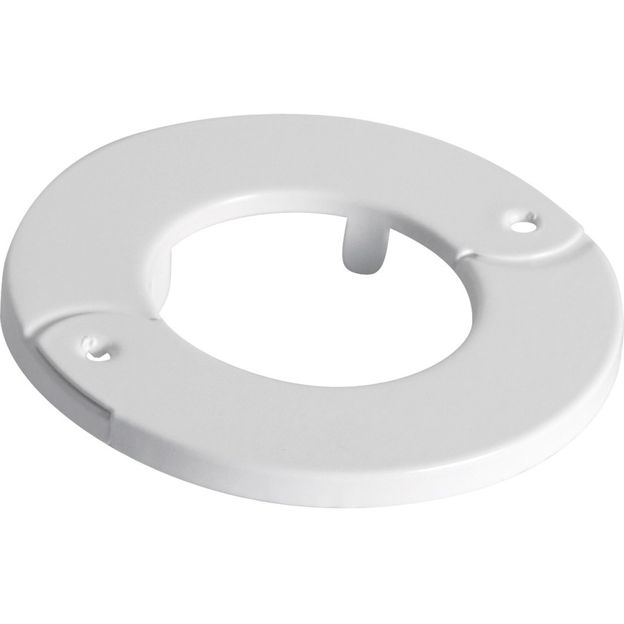 DECORATIVE RING FOR COLUMNS - WHITE - RING IS HINGED TO OPEN FOR EASY INSTALLATI