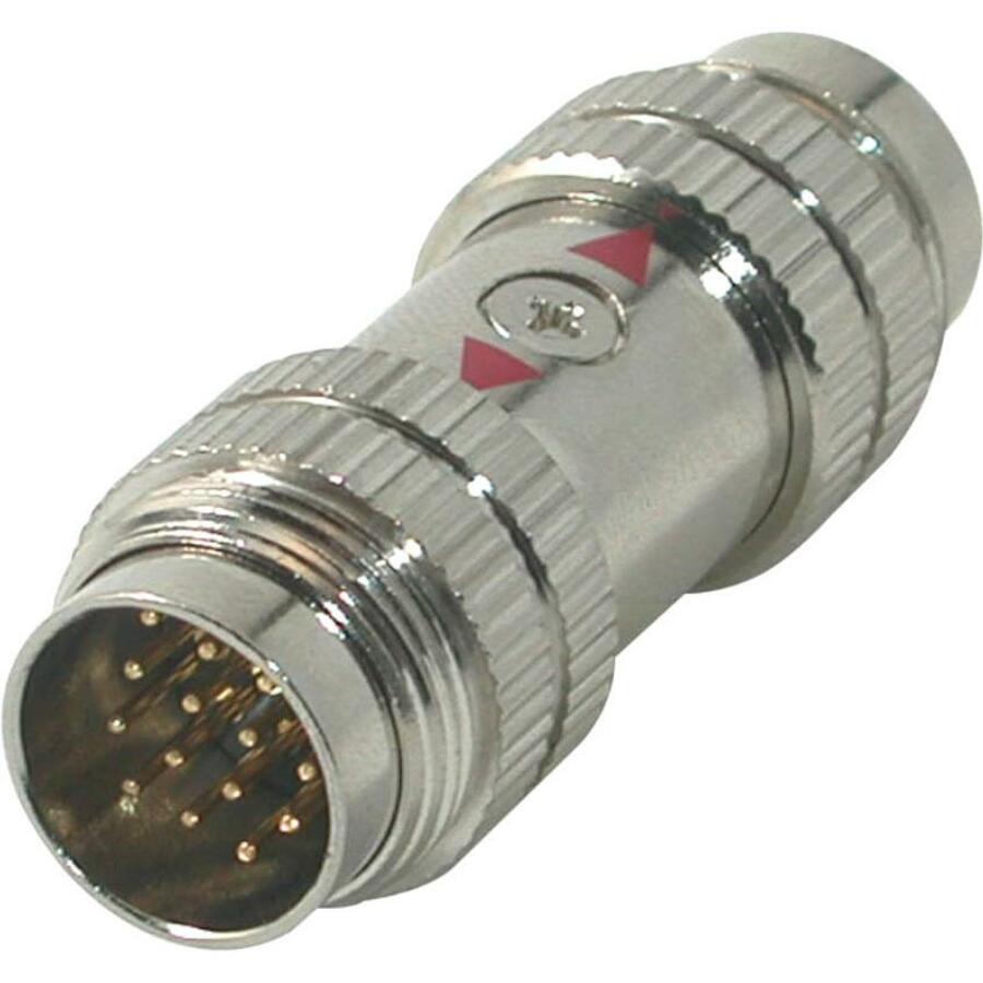 RAPIDRUN 15P DIN COUPLER M-M - ALLOWS TWO RUNNER CABLES TO BE COUPLED FOR ADDED