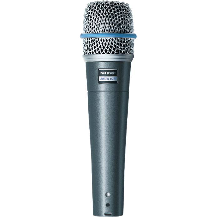 DYNAMIC MICROPHONE FOR INSTRUMENTS AND AMPLIFIERS, SUPERCARDIOID, INTEGRATED POP