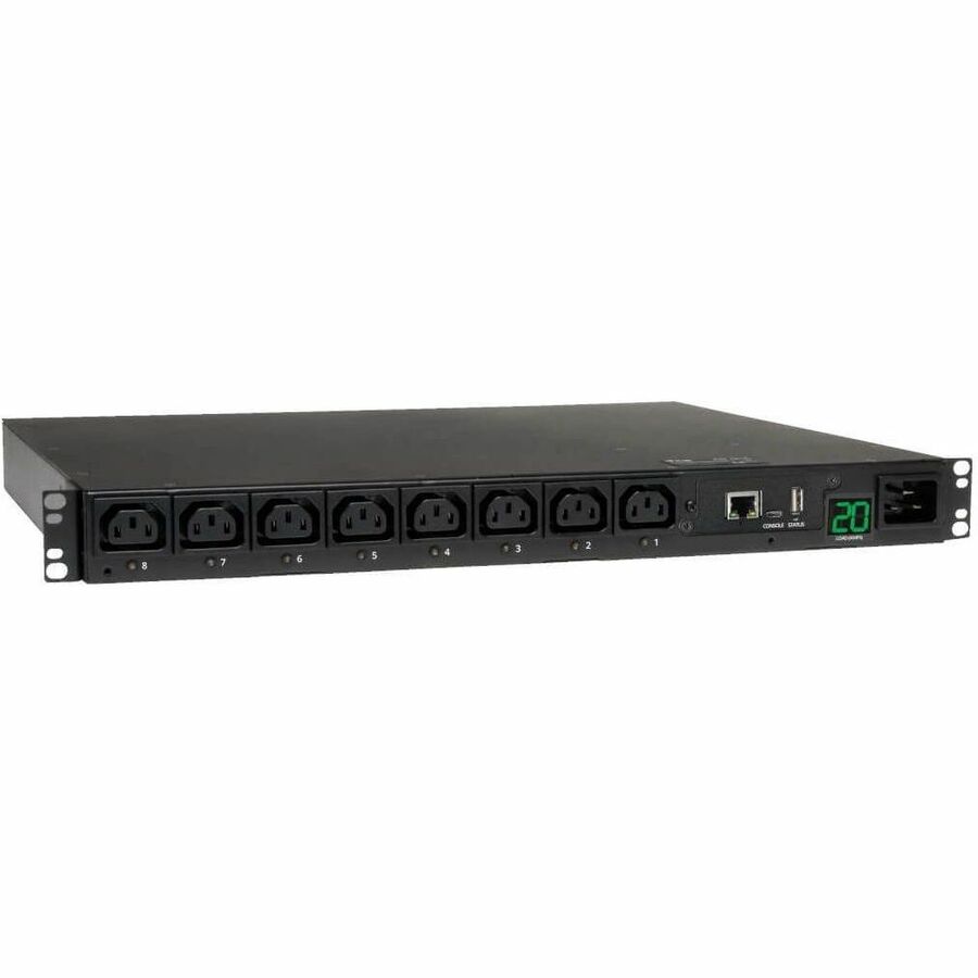 EATON 3.7KW SINGLE-PHASE 208/230V SWITCHED PDU - LX PLATFORM, 8 C13 OUTLETS, C20