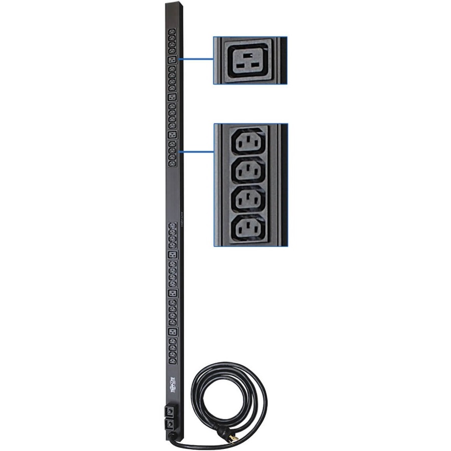 EATON TRIPP LITE SERIES 5.5KW SINGLE-PHASE 208/230V BASIC PDU, 38 OUTLETS (32 C1