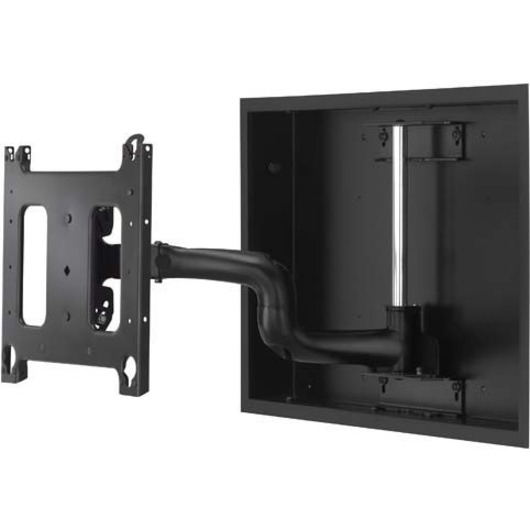 LARGE LOW-PROFILE IN-WALL SWING ARM MOUNT - 22 INCH