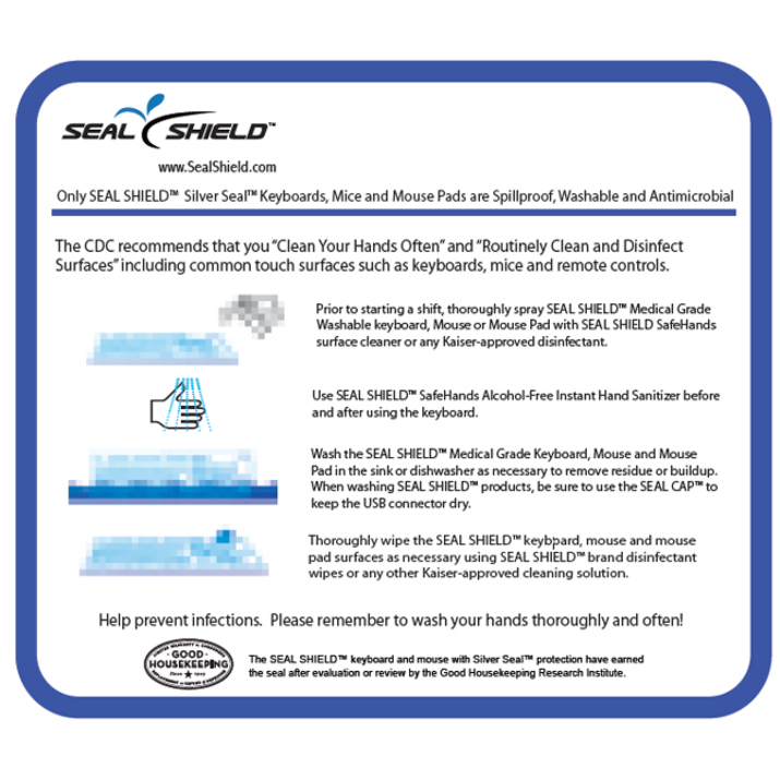 SEAL SHIELD MOUSE PAD (10 PACK) - SSMP10