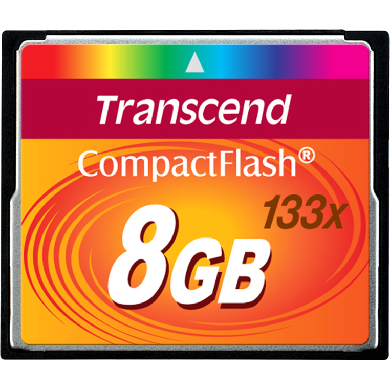 TRANSCEND 8GB CF CARD (133X)