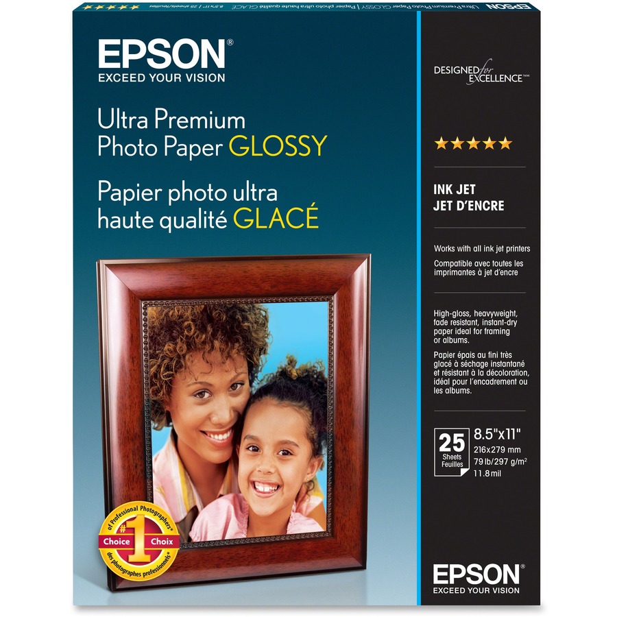 25-SHEET 8X11 GLOSSY ULTRA PREM