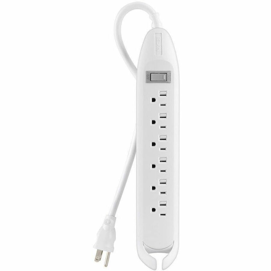 6OUT POWER STRIP 4FT CORD
