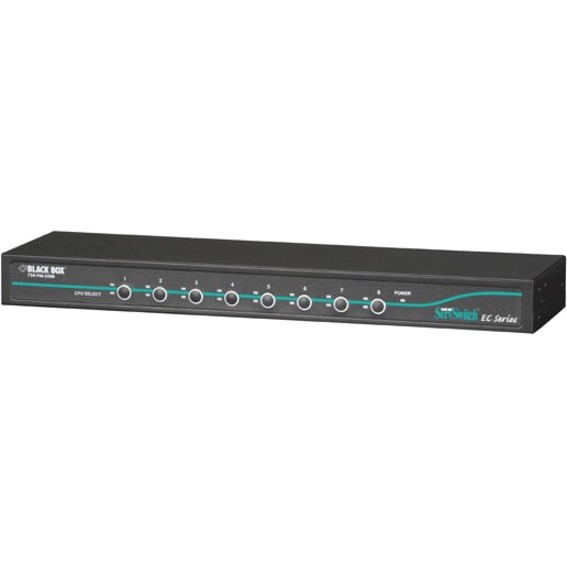 KVM SWITCH FOR PS/2 SERVERS AND CONSOLES - 8-PORT